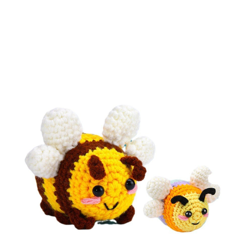 DIY Crochet Kit  Cartoon Bee Doll Set with English Instructions